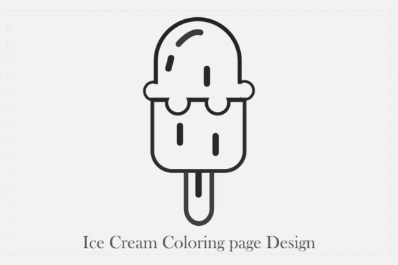 Download Ice Cream Coloring Page Design - Design Collection
