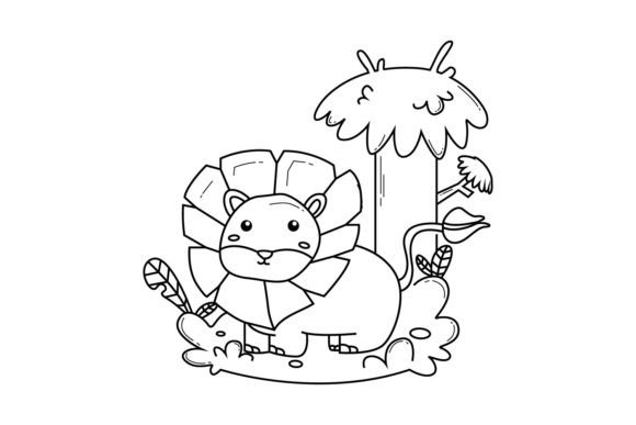Download Jungle Animal Coloring Book Design Draw - Design Collection