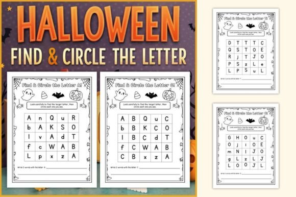Download Halloween Alphabet Letter Worksheets - Halloween Collection