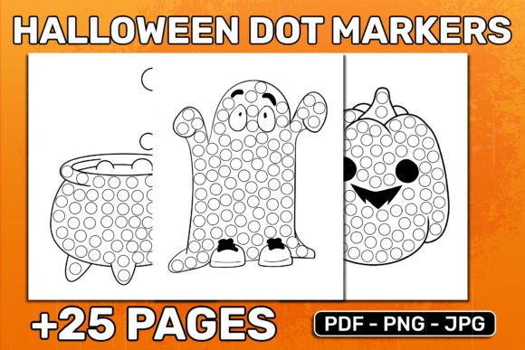 Download HALLOWEEN DOT MARKERS ACTIVITY BOOK - Halloween Collection