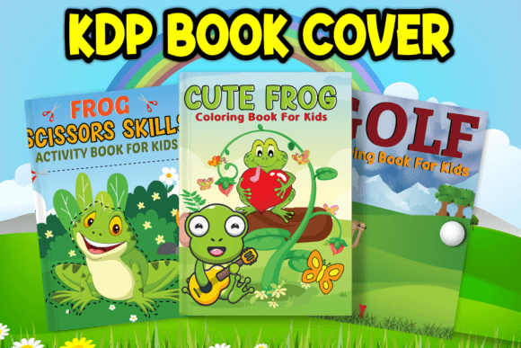 Download Frog Coloring Book Design Bundle - Design Collection