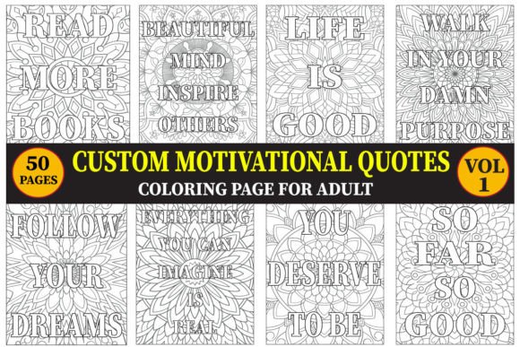 Download MOTIVATIONAL QUOTES COLORING PAGE VOL.1 - Motivational quotes coloring page Collection