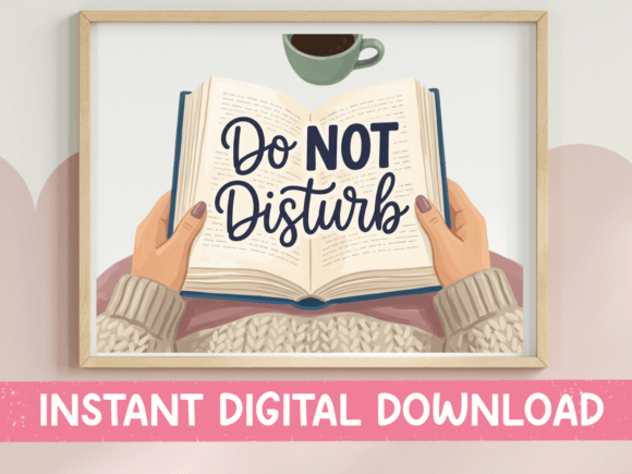 Download Do Not Disturb Reader Book Design - Design Collection