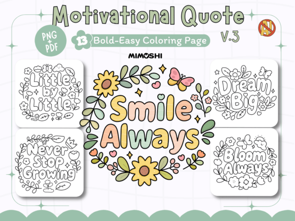 Download Motivational Quotes Coloring Pages V.3 - Motivational quotes coloring page Collection