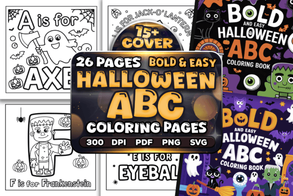 Download Halloween ABC Alphabet Coloring Pages - Halloween Collection