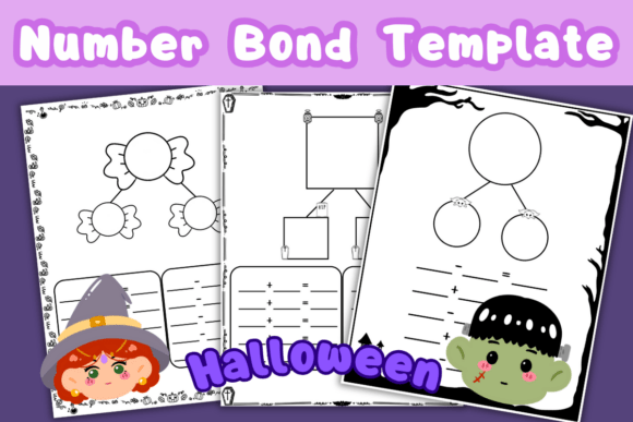 Download Halloween Number Bond Template - Halloween Collection