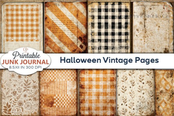 Download Halloween Vintage Pages Junk Journal - Halloween Collection