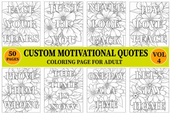 Download MOTIVATIONAL QUOTES COLORING PAGE VOL.4 - Motivational quotes coloring page Collection
