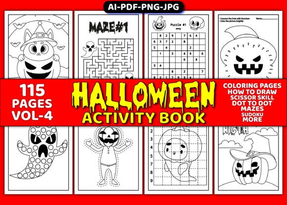 Download Halloween Activity Book Vol-4 - Halloween Collection