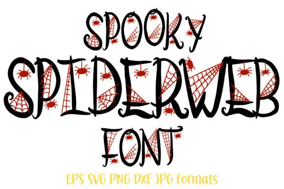 Download Spider Web Lettering Font Halloween ABC - Halloween Collection