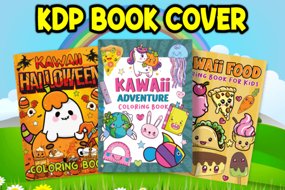 Download Kawaii Coloring Book Design for KDP - Design Collection