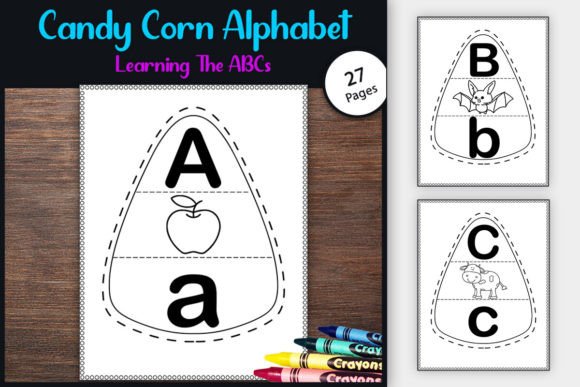 Download Halloween: Candy Corn Alphabet Matching - Halloween Collection