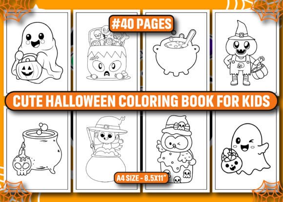 Download Cute Halloween Coloring Book for Kids - Halloween Collection