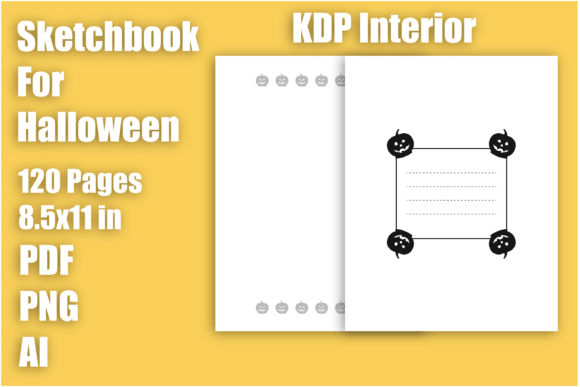 Download Sketchbook for Halloween KDP Interior - Halloween Collection