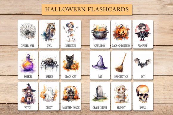 Download Halloween Educational Flash Cards - Halloween Collection