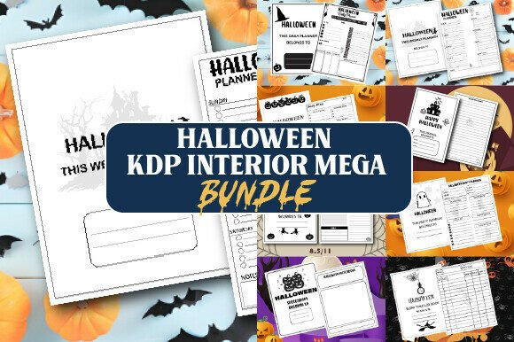Download Halloween KDP Interior Mega Bundle - Halloween Collection