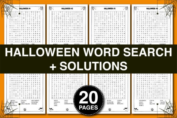 Download HALLOWEEN WORD SEARCH + SOLUTIONS - Halloween Collection