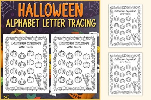 Download Halloween Alphabet Tracing Worksheets - Halloween Collection