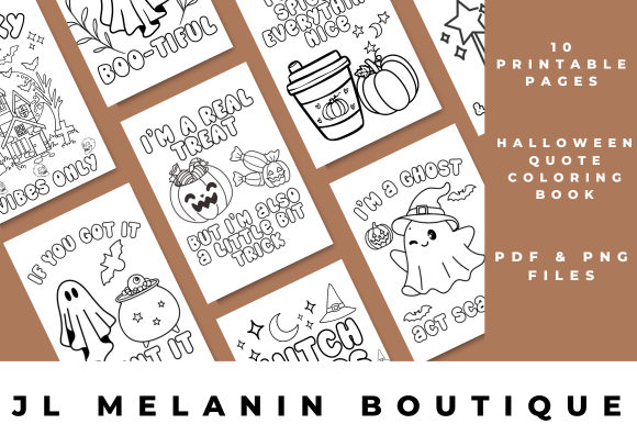 Download Halloween Quote Coloring Pages - Halloween Collection