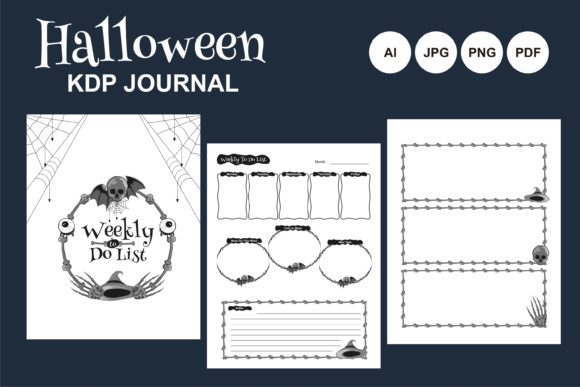 Download Halloween KDP Daily Journal Illustration - Halloween Collection